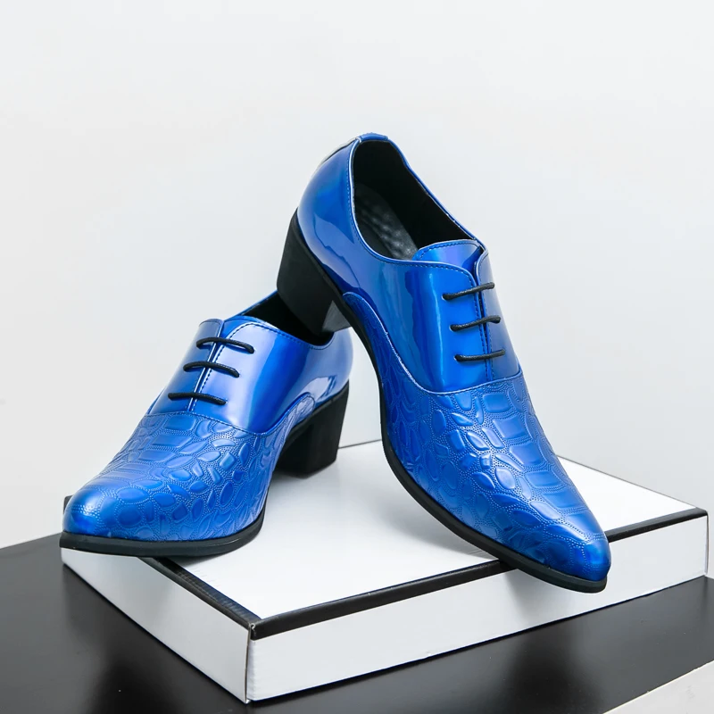Men'S Grooming Oxford - メンズハイヒールモカシンシューズ,ウェディングシューズ,デザイナー新郎,先のとがったつま先,オックスフォードレザードレス,ラグジュアリー,マルチカラー,ファッション