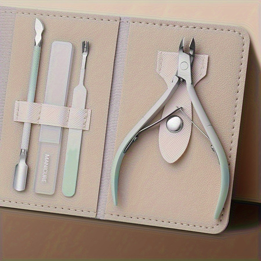 Nail Care Kit Mens - メンズ用マニキュアセット、パーソナルケアツール、アクセサリー、指と足の爪切りキット、プロ用マニキュア・ペディキュアキット（旅行用）