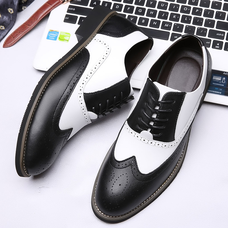 Men'S Grooming Oxford - 男性用の本革ドレスシューズ,新郎の結婚式用の高級イタリアンスタイルの靴,仕事やオフィス用のオックスフォードシューズ