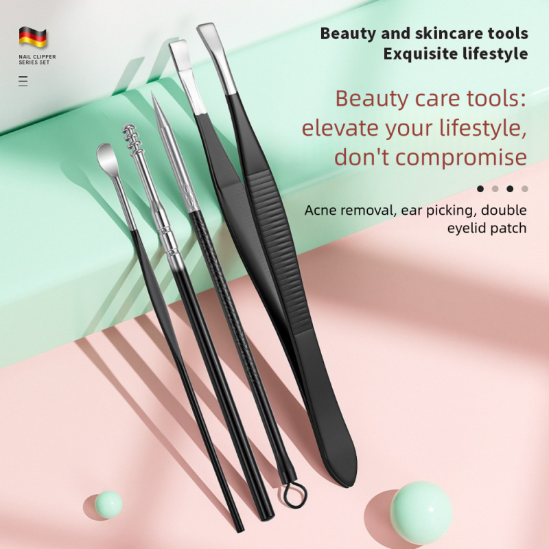 18個入りマニキュアペディキュアセット、プロ仕様ステンレス鋼 - Nail Care Kit Mens のレビューと価格