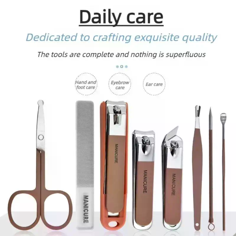 ネイルケアキット 飛沫防止マニキュアセット ステンレス鋼製爪 - Nail Care Kit Mens のレビューと価格
