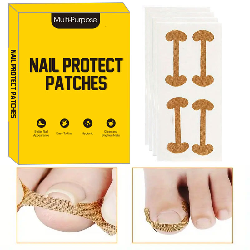 40-100個入り ブラウン足爪パッチステッカー、足爪用ネイ - Nail Care Kit Mens のレビューと価格