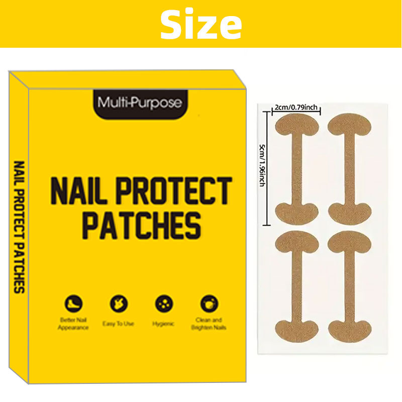 40-100個入り ブラウン足爪パッチステッカー、足爪用ネイ - Nail Care Kit Mens のレビューと価格