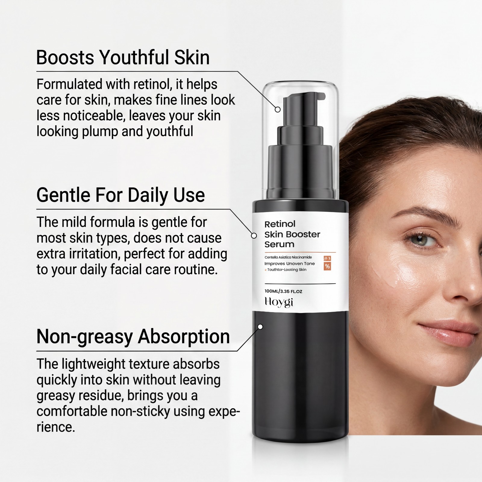 100ml レチノールスキンブースターセラム 保湿フェイスセ - The Ordinary Serum Hyaluronic Acid のレビューと価格
