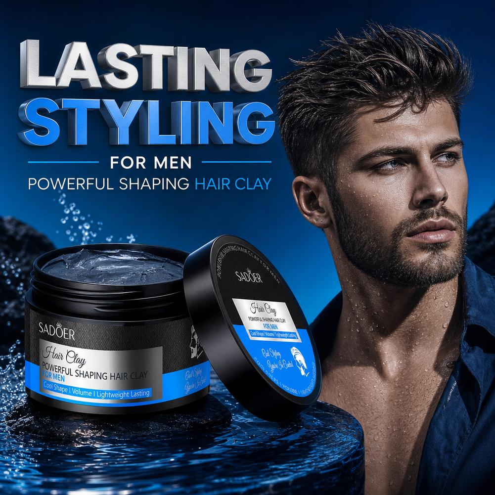 メンズヘアスタイリングクレイ 強力ホールド マット仕上げ ヘ - Men Grooming Usa のレビューと価格