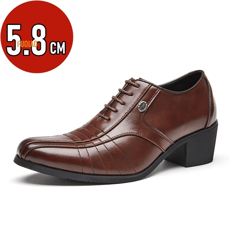 高級ハイヒールメンズシューズファッション男性身長アップウェデ - Men'S Grooming Oxford のレビューと価格