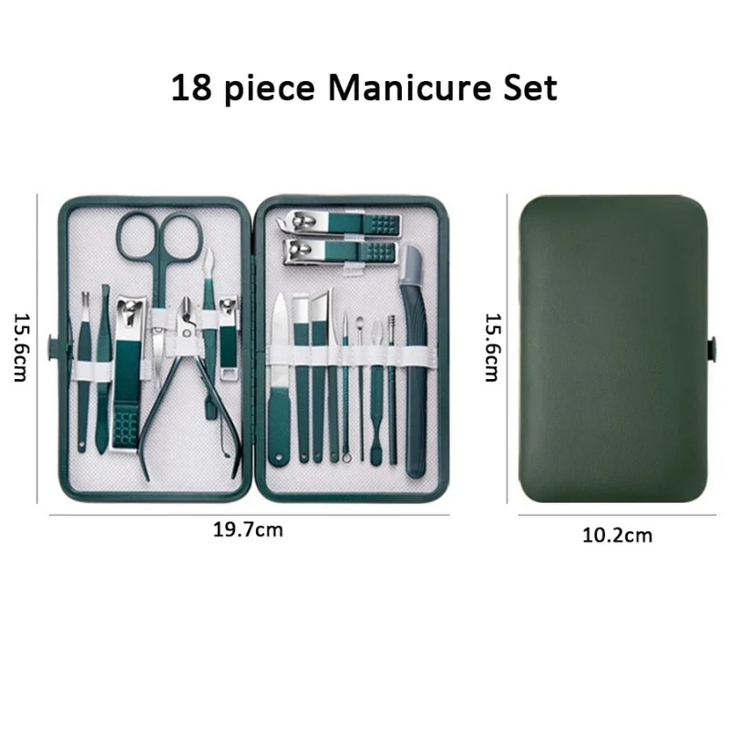 マニキュアセット ネイルクリッパーキット プロフェッショナル - Nail Care Kit Mens のレビューと価格