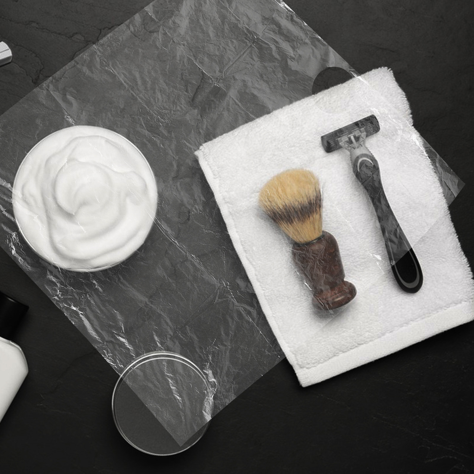 Disposable Shaving Bib for Men - Men Grooming Usa のレビューと価格