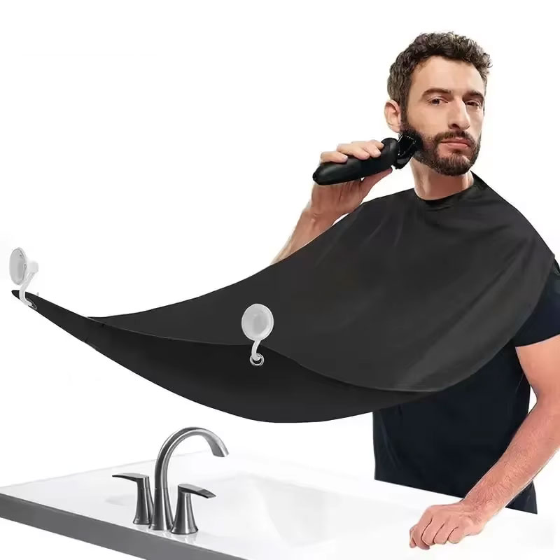 男性用ひげ剃りエプロン 防水グルーミングビブ ヘアクリッパー - Men Grooming Usa のレビューと価格