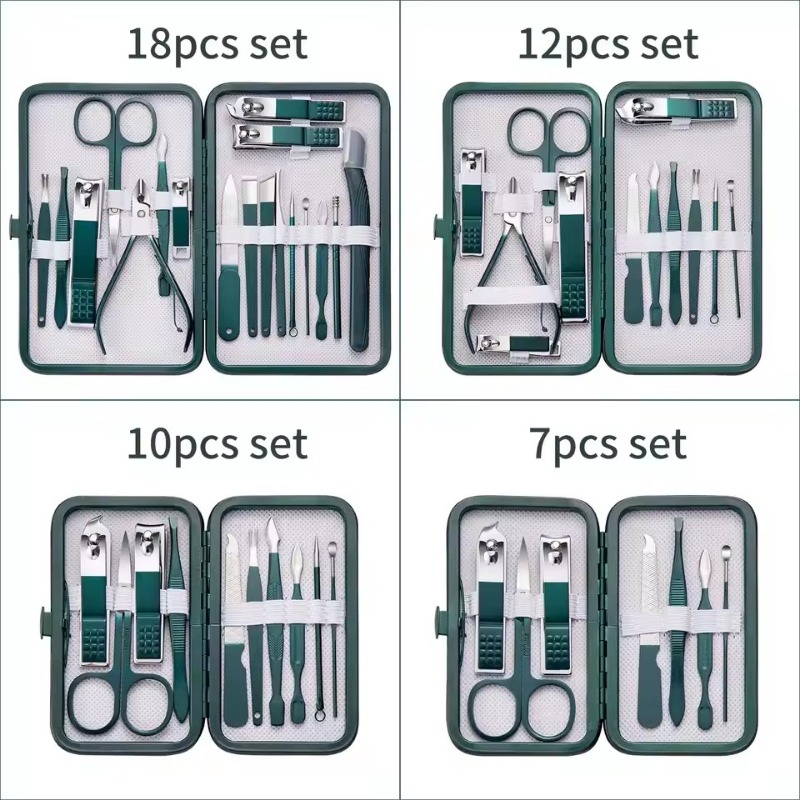 マニキュアセット ネイルクリッパーキット プロフェッショナル - Nail Care Kit Mens のレビューと価格